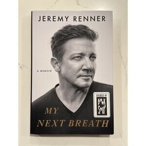 Jeremy Renner SIGNED BOOK My Next Breath Hardcover ~ AUTOGRAPHED #1